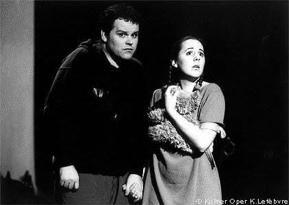 Thomas Bremser als Hänsel 1986 Kölner Oper und Rosamund Cole als Gretel